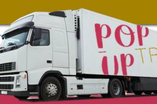 Vrachtwagen pop-up truck
